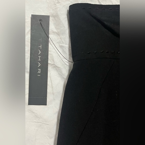 Tahari Elegant Bellona Black Side Zipper Skirt Womens Size 4 NWT - Picture 4 of 16